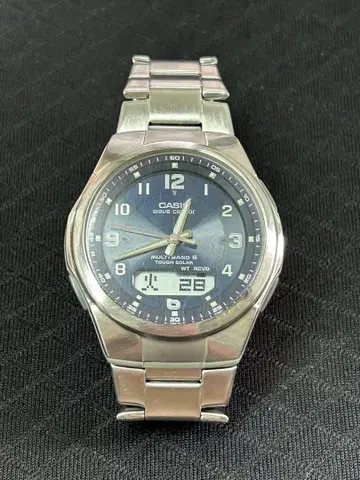 CASIO 카시오 웨이브셉터 솔라 전파 손목시계 정상 작동품
