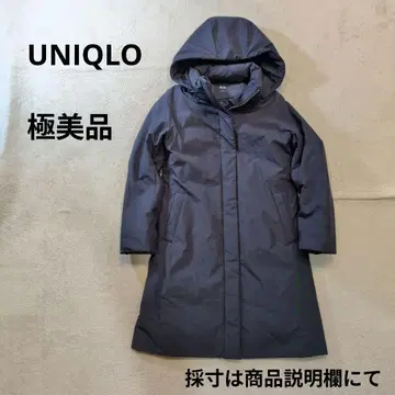 유니클로 라이트 다운 다운&페더 A라인 롱 다운 코트 새상품급