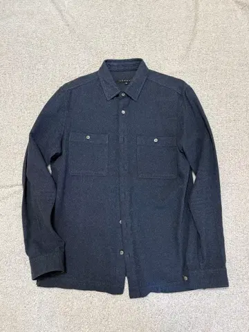 theory 다크 그레이 긴팔 셔츠 38 코튼 100%