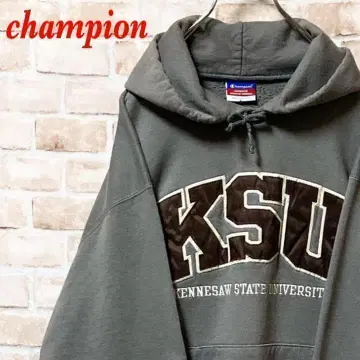 [자수] champion 풀오버 후드티 칼리지 로고 자수 원 포인트