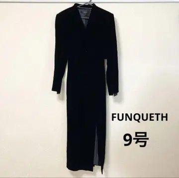 FUNQUETH 셋업 벨벳 9호 블랙 도쿄 소와르 벨로아