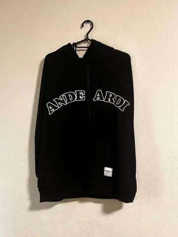 Mayfour 블랙 집업 후드티 ANDER ARDI