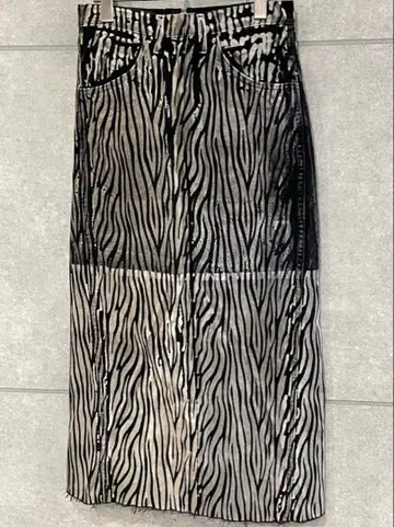 77circa 스커트 리메이크 제브라