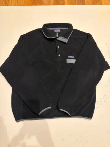 patagonia 신틸라 스냅T 풀오버 블랙