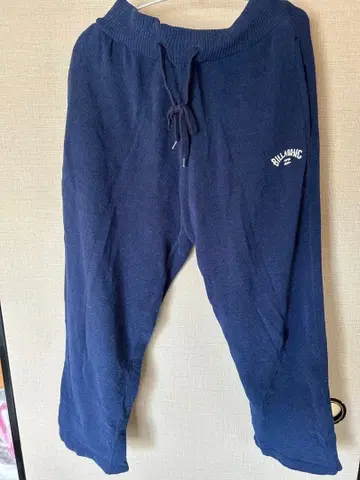 billabong 네이비 플리스 조거 팬츠