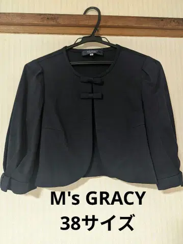 M's Gracy 네이비 5부 소매 볼레로 38