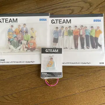 &TEAM 플래티넘 더 잡 빅 아크릴 스탠드 Colorful 키체인