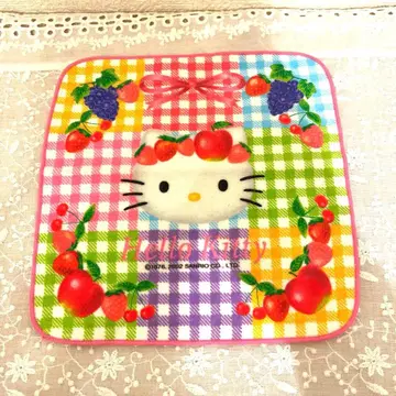 레어 헬로키티 후르츠 디자인 타월