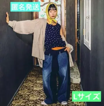 니코앤드 데님 패치워크 팬츠 L 사이즈