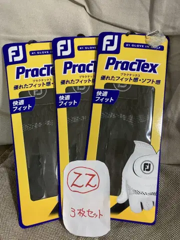 새상품 FJ 프랙티스 골프 그로브 사이즈 22 왼쪽 3개 블랙