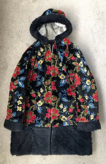 빈티지 60s 고블랑 카펫 코트 롱 타입