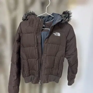 더 노스페이스 브라운 다운 자켓 2000년대