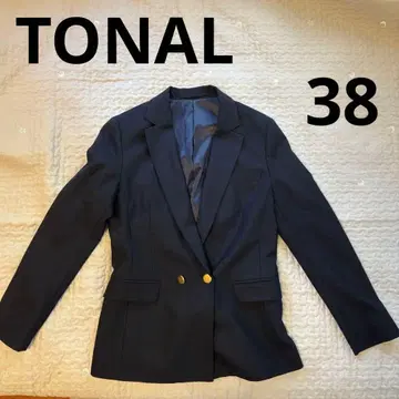 TONAL 토널 네이비 테일러드 자켓 38 사이즈