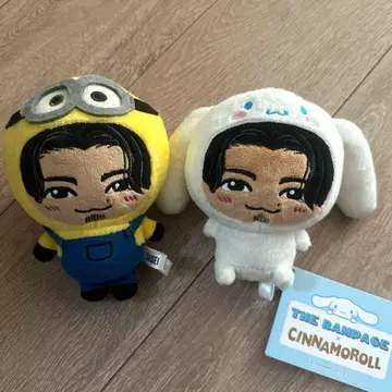 타케치 카이세이 시나몬 & 미니언 봉제 인형 세트