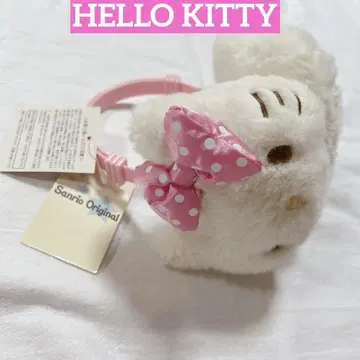 HELLO KITTY 귀마개 봉제 인형 귀도리 SANRIO 키티