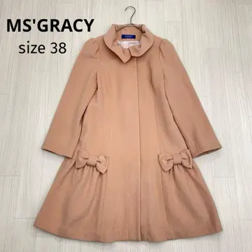 MS GRACY 엠즈 그레이시 울 리본 플레어 코트 38