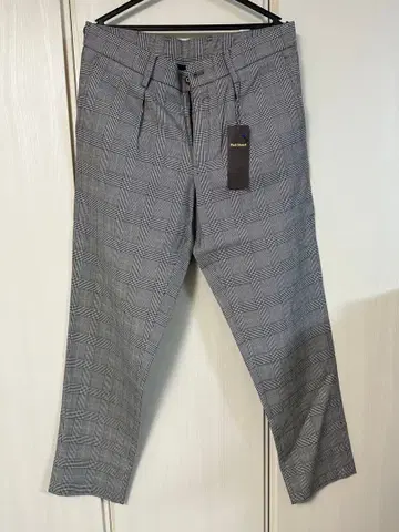 폴 스튜어트 체크 무늬 슬랙스 50 허리 89cm