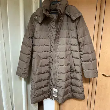 무인양품 여성용 다운 90% 코트 S 브라운