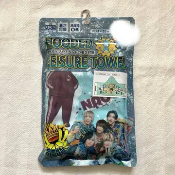 새상품 리얼 피스 후데트 레저 타월