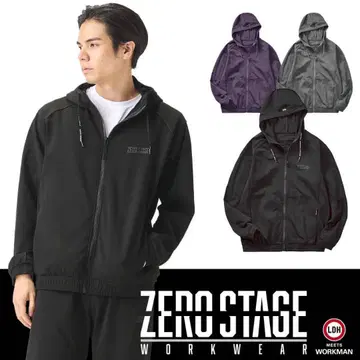 ZERO STAGE 후드 부착 후드티 다크 그레이