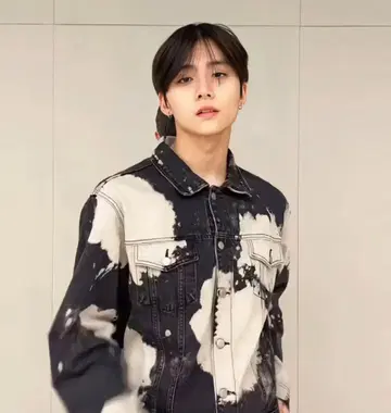 [ oan ] Decolor Dark Blue Denim Jacket