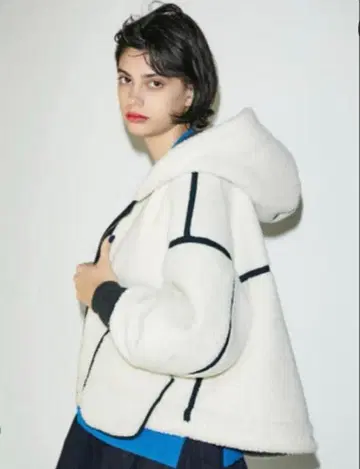 nagonstans 보아 블루종 에코 무스탕 리버서블 자켓