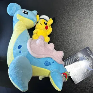 WCS 요코하마 2023 봉제 인형 라프라스 & 캡틴 피카츄