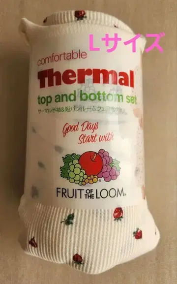 FRUIT OF THE LOOM 룸웨어 딸기 무늬 L 사이즈 새상품