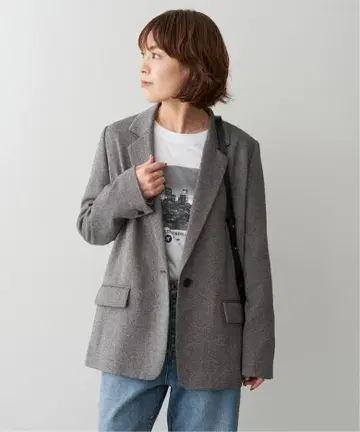 Spick and Span 라메 울 자켓