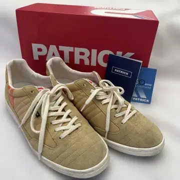 PATRICK 베이지 스웨이드 스니커즈 42