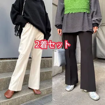 who's who gallery 후즈후 갤러리 플레어 슬랙스 팬츠