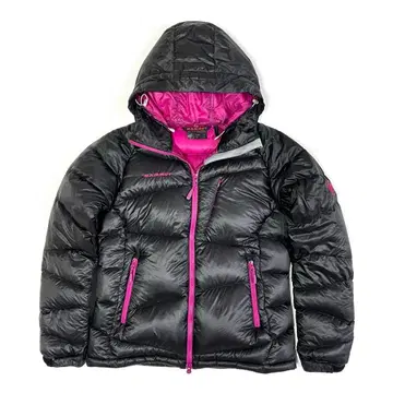 마무트 아틀라스 후디드 다운 자켓 아웃도어 블랙 M