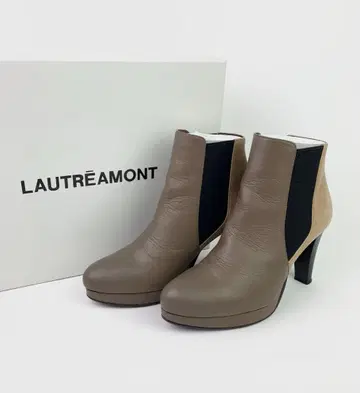 LAUTREAMONT 로트레아몽 사이드 고어 부츠 바이컬러 25cm