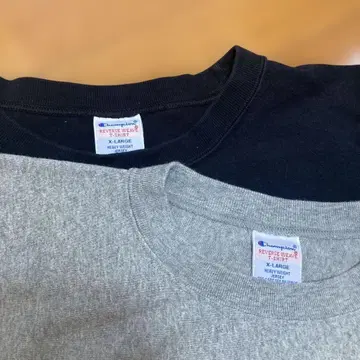 Champion Reverse Weave T셔츠 2색 세트 XL