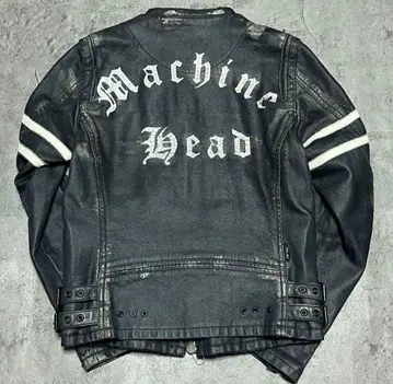 00's Y2K MACHINE HEAD 데미지 가공 싱글 라이더