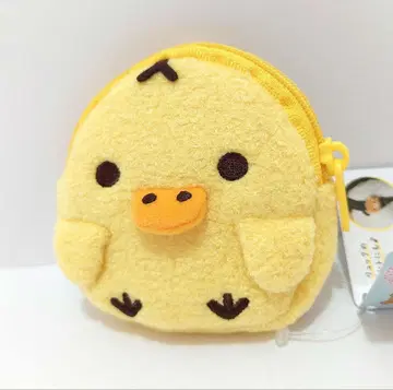 리락쿠마 키이로이토리 벨트 부착 미니 파우치 마스코트