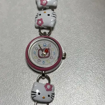 헬로 키티 손목시계 팔찌형 배터리 교환 완료 헤이세이 레트로