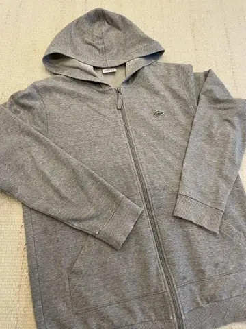 Lacoste 그레이 집업 후드티 라코스테 사이즈 4