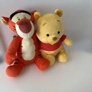 새상품 티거와 푸우 봉제 인형 세트