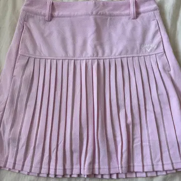 핑크 플리츠 스커트 SS 사이즈