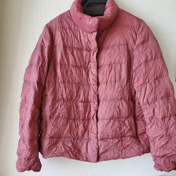 유니클로 울트라 라이트 다운 M 핑크