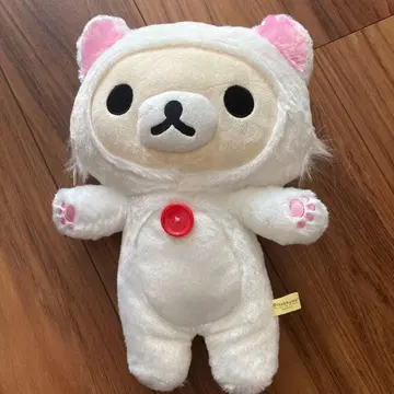 리락쿠마 더 느긋한 고양이 단짝 봉제 인형 BIG 코리락쿠마