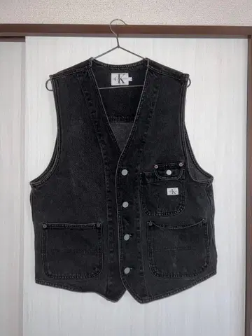 90s CALVIN KLEIN JEANS 데님 베스트 USA