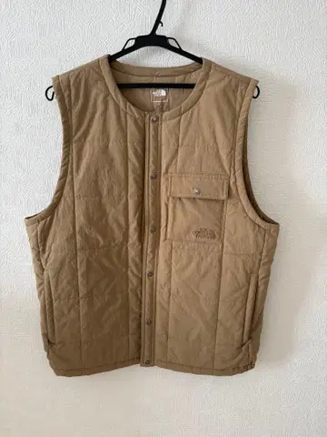 THE NORTH FACE 베이지 퀼팅 베스트 L