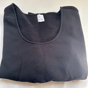 U by SPICK&SPAN 블랙 크롭 탑
