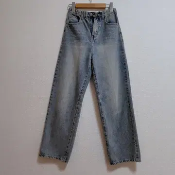 gossara 라이트 블루 데님 스트레이트 레그
