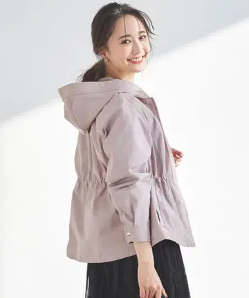 새상품급 any SiS [ 발수/꽃가루 대비 ] 2WAY 후디 블루종