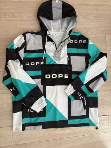 DOPE 후드 부착 나일론 자켓