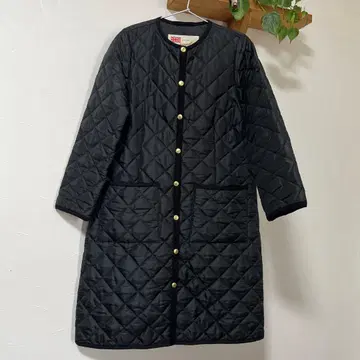 트래디셔널 웨더웨어 퀼팅 코트 34 블랙