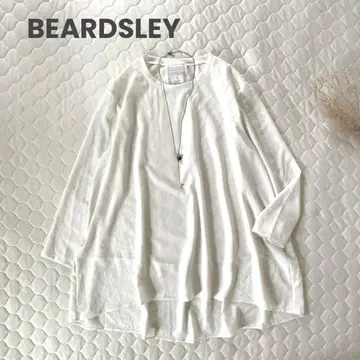 [ 새상품급 ] BEARDSLEY 뒷 드레이프 T 블라우스 아이보리